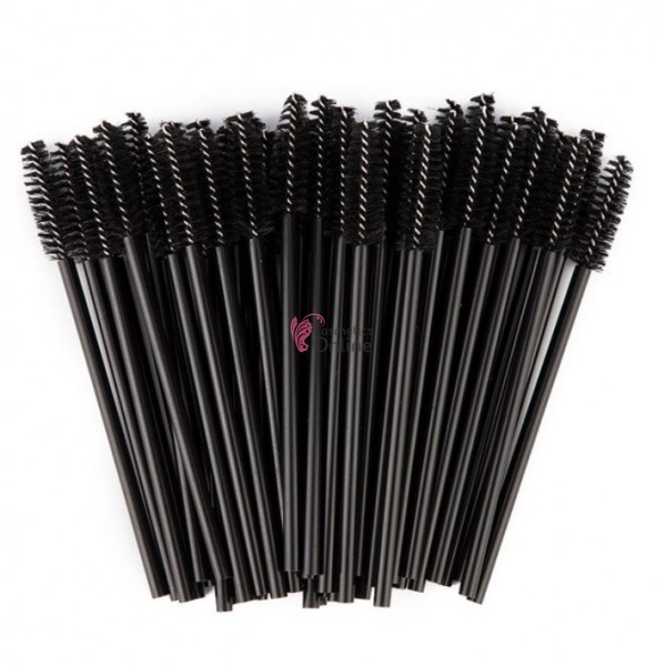 Periute Mascara pentru extensii gene false MPG05, 10 bucati Negre Cod 49308